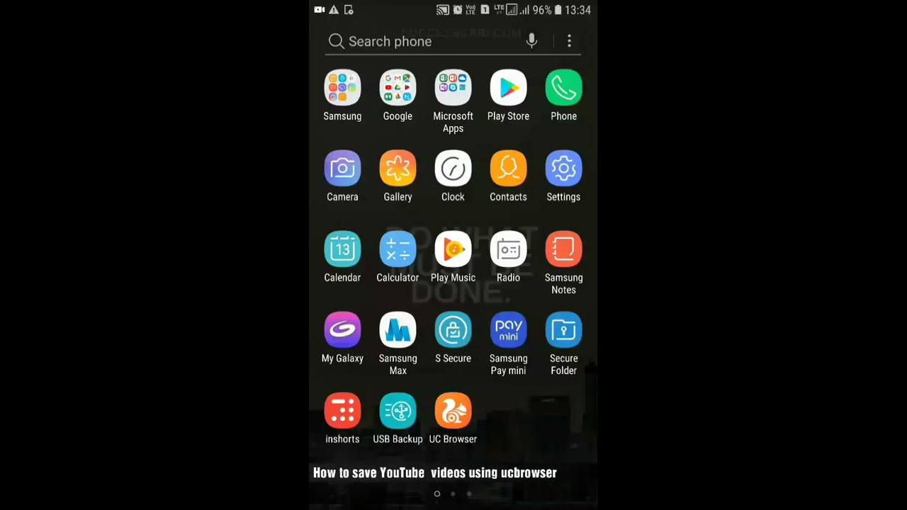 How to save YouTube videos using ucbrowser