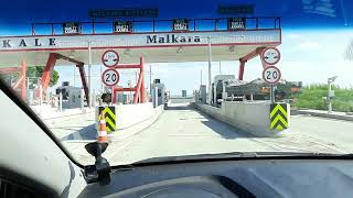 На машине в Турцию🇹🇷🇺🇦 прохождение турецкой границы. Инфа по платным дорогам и HGS. мост  Чанаккале