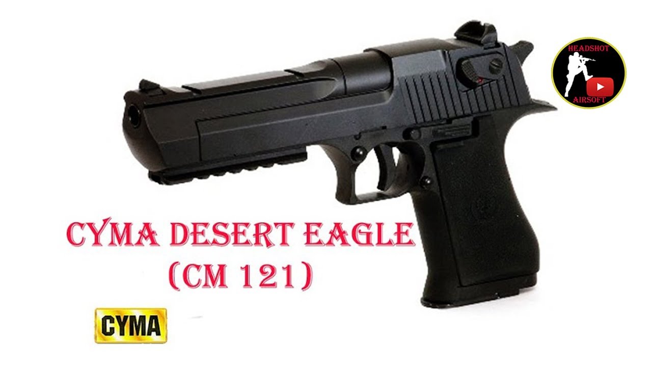 ОБЗОР] CYMA - DESERT EAGLE CM121 AEP airsoft (страйкбол) - YouTube