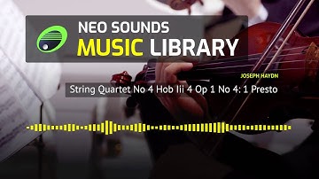 Joseph Haydn - String Quartet No 4 Hob Iii 4 Op 1 No 4: 1 Presto (royalty free music)