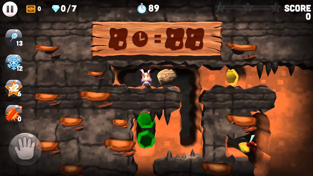Boulder Dash Boulder Mountain 6 - 10 lvl E03 Android Game