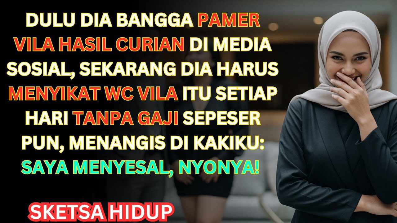 DULU DIA BANGGA PAMER VILA HASIL CURIAN DI MEDIA SOSIAL, SEKARANG DIA HARUS MENYIKAT WC