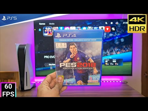 PES 18 in 2022 Nostalgia🥺(PS5 Gameplay) 4K HDR 60FPS