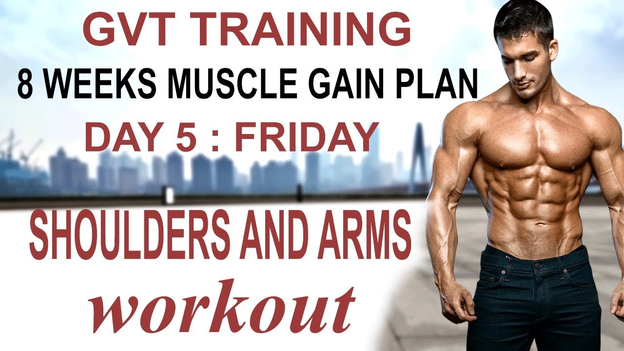 Day 5 (Friday) GVT (10 x 10) Shoulders And Arms Workout