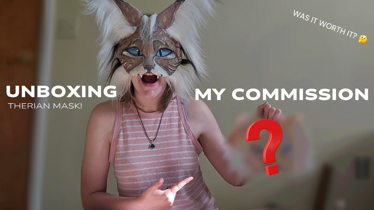 Unboxing my animal mask commission.. was it worth the money?