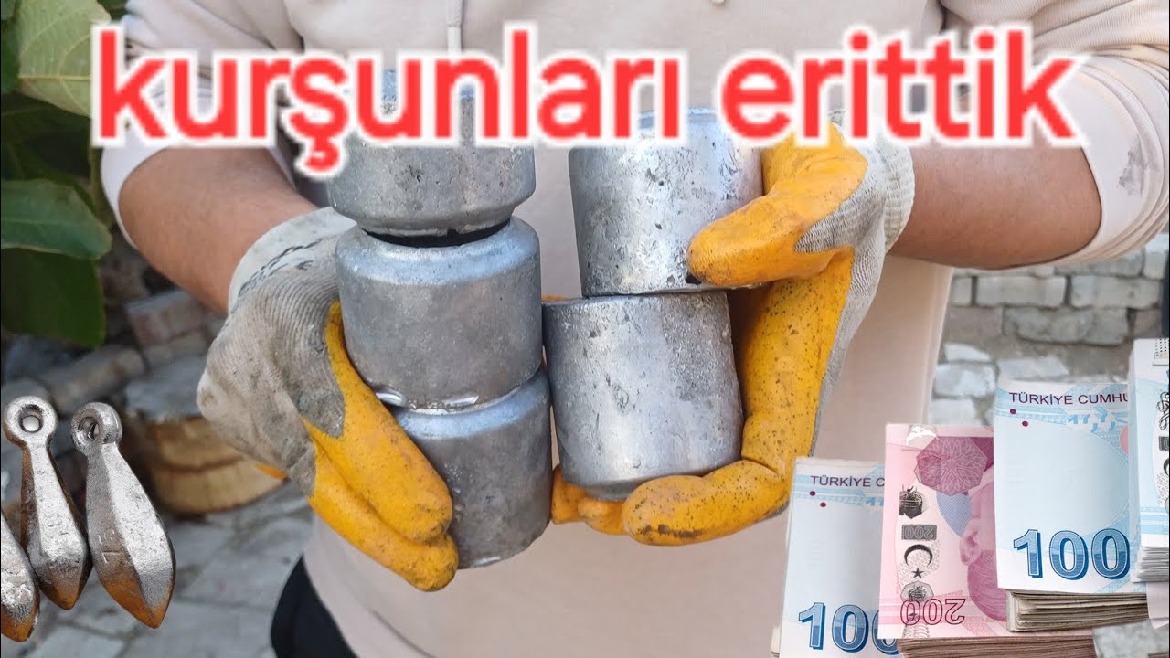 kurşunları erittik. 