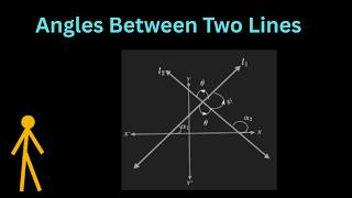 Angles Between Two Lines | Grade 11 and 12 Math Tutorial for English Students