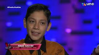 Ángel Galván Nos Canta "Si Tu Supieras " En La Gran Final De La Voz Kids