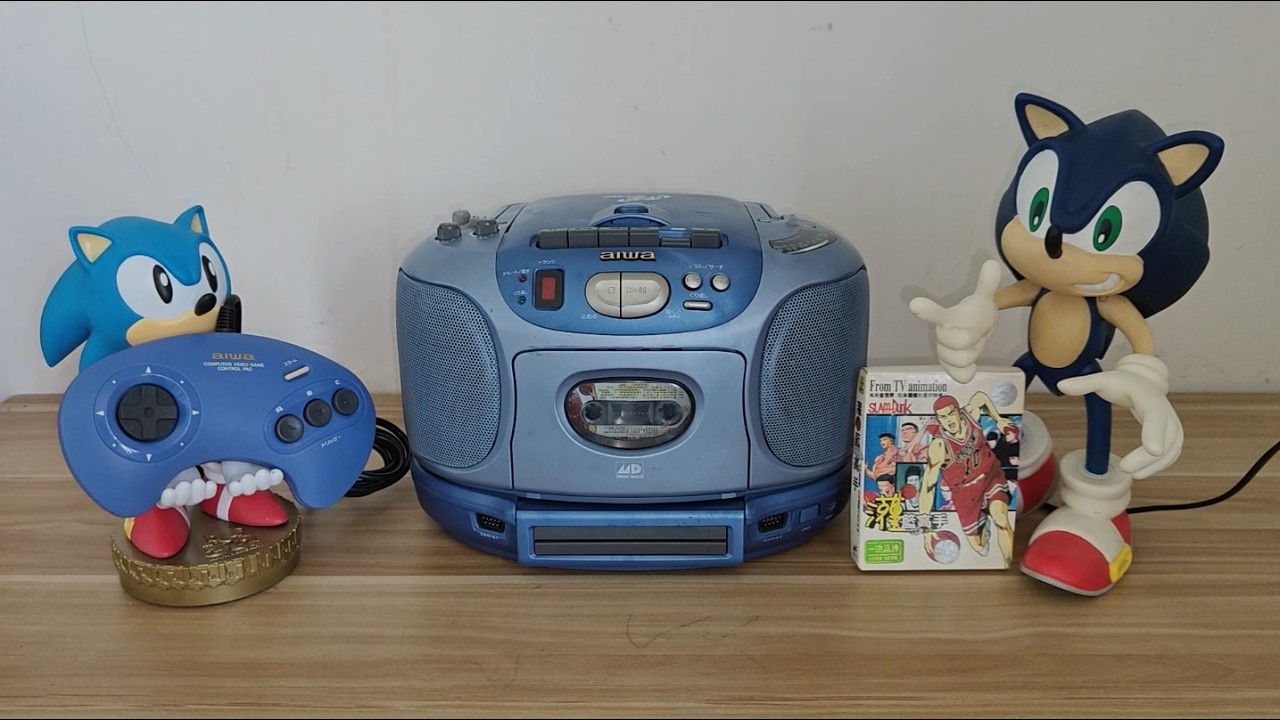 世嘉MD最稀有的游戏机AIWA CSD-GM1 - YouTube