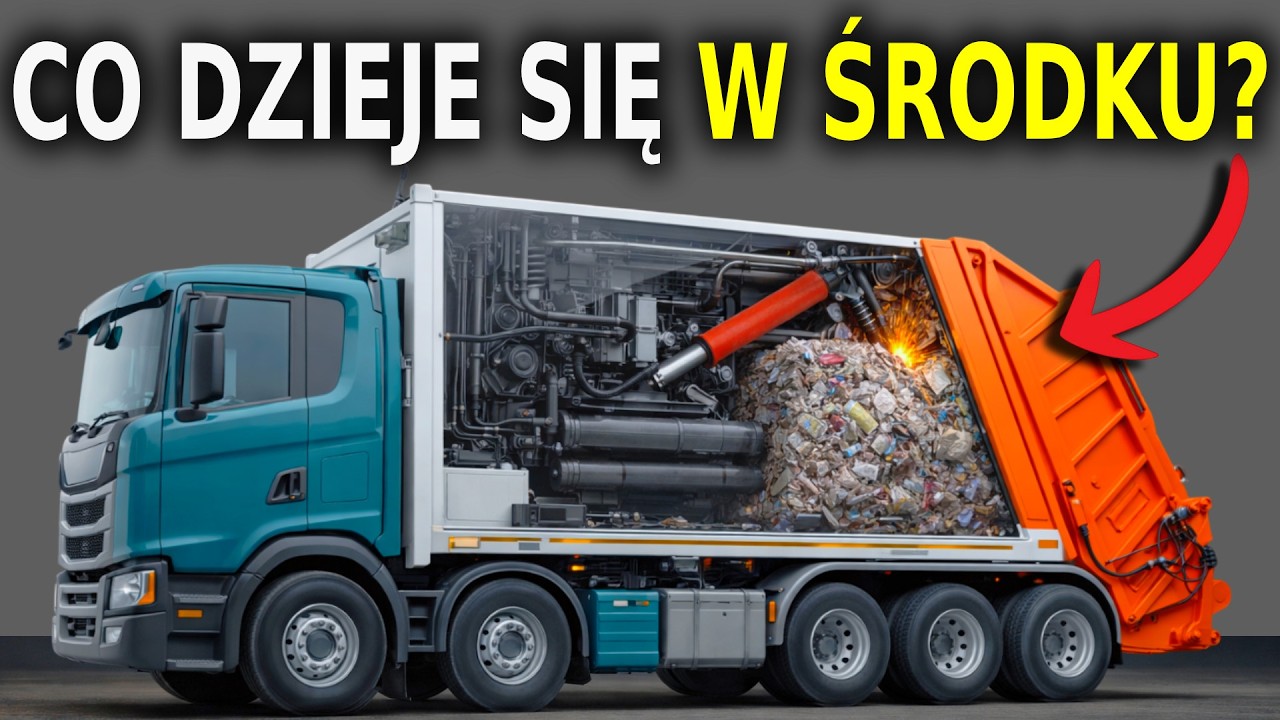 Co się dzieje NAPRAWDĘ wewnątrz śmieciarki?