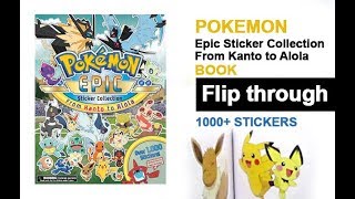 Pokémon Epic Sticker Collection: From Kanto to Alola (1) (Pokemon Epic  Sticker Collection)