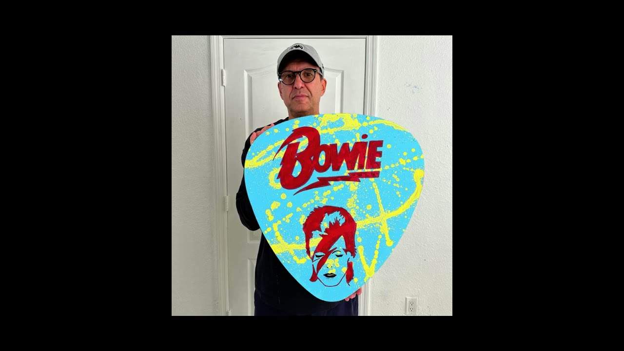 Hand painted guitar picks