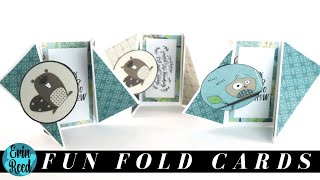 LIVE Twisted Gate Fold Cards - Card Making Wed Series #36