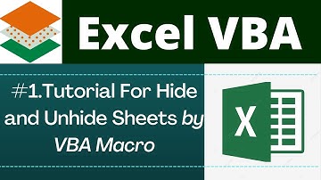 Hide Unhide Sheets Using VBA Macro | How to Unhide Very Hidden Sheets in Excel by Macro Code (Hindi)