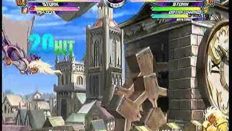 MvC2 Online (360): Brett (MSP) vs useleSSSavant (Sent/Storm/Cap) 58 .:1.12.11:.