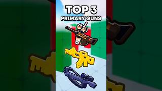 Top 3 Primary Guns In Rivals... #roblox #RobloxRivals #trend #shorts #slingshotbwai #gaming