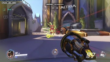 immobilising beam web attack in the overwatch workshop