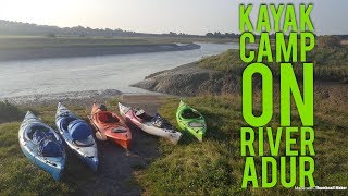 Kayak and camp on the River Adur from Henfield to Shoreham-by-Sea
