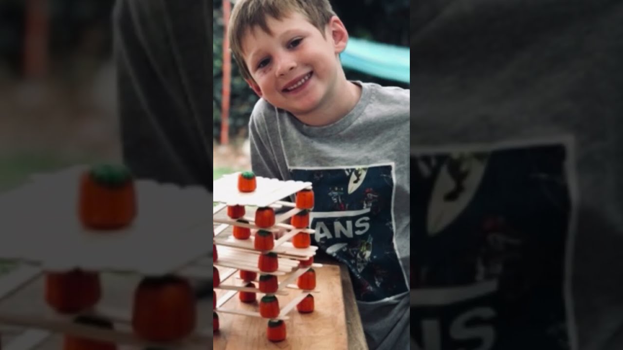 Halloween STEM Challenge Candy Corn Tower Activities For Kids