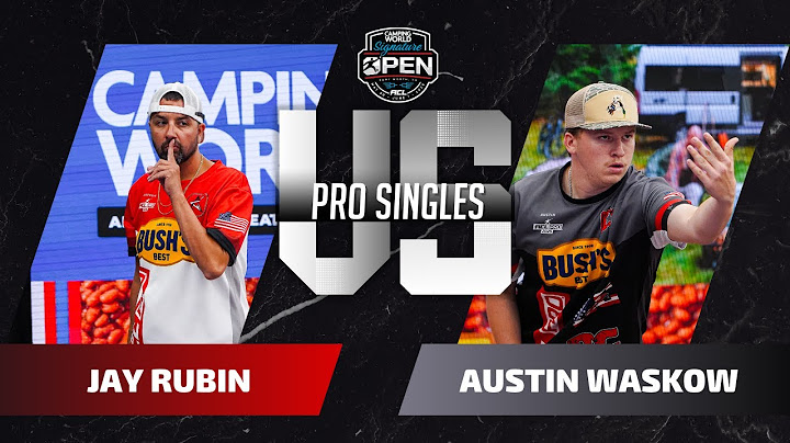 Jay Rubin vs Austin Waskow - Pro Singles Final | ACL Signature #4