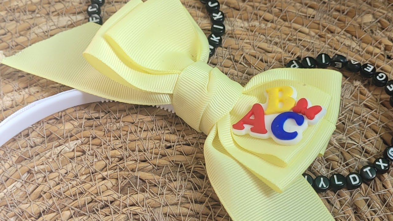 Tiara da Minnie sobreposta com laço de pontas | Tutorial para iniciantes 