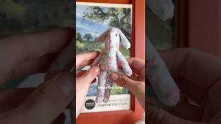 making the softest floral Easter bunny — sewing process
