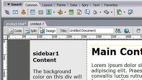 Save a Web Page in Dreamweaver CS3