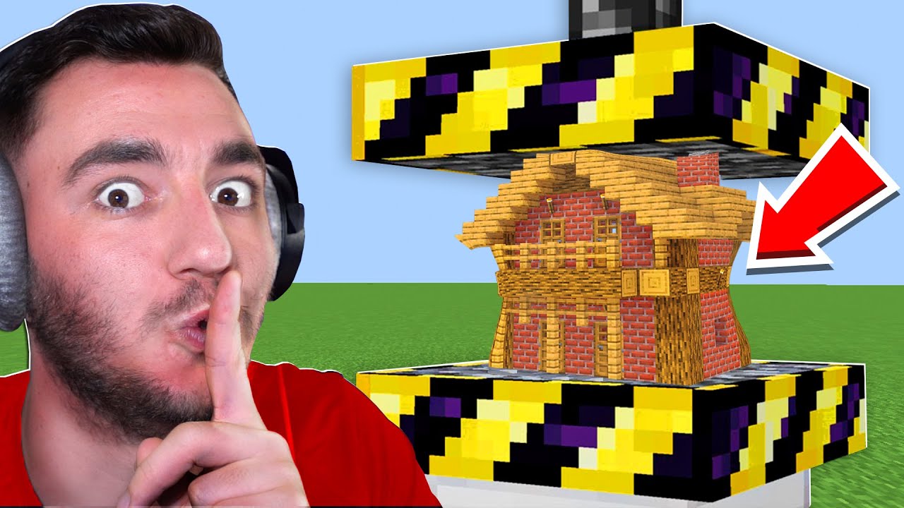 Aplasté la Casa de Mi Amigo en Minecraft 😂