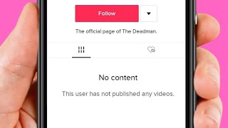 This User Has Not Published Any Videos Tik Tok Problem screenshot 3