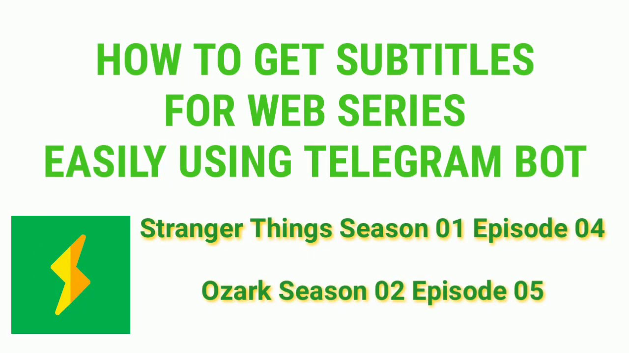 How To Get Subtitles For Any Web Series Easily Using Telegram Bot How how-to-get-subtitles-for-any-web-series-easily-using-telegram-bot-how
