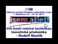 Vrh koulí rotační technikou - Rudolf Mastík - teoretická přednáška