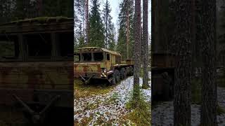 The Forgotten Soviet KZKT-7428 8x8 Truck: Left to Rust in the Wild Forests, This Rare V12 Diesel