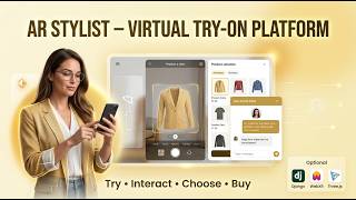 AR STYLIST A REAL TIME AUGMENTED REALITY E-COMMERCE PLATFORM #ARStylist #softwareprojects #ThreeJS