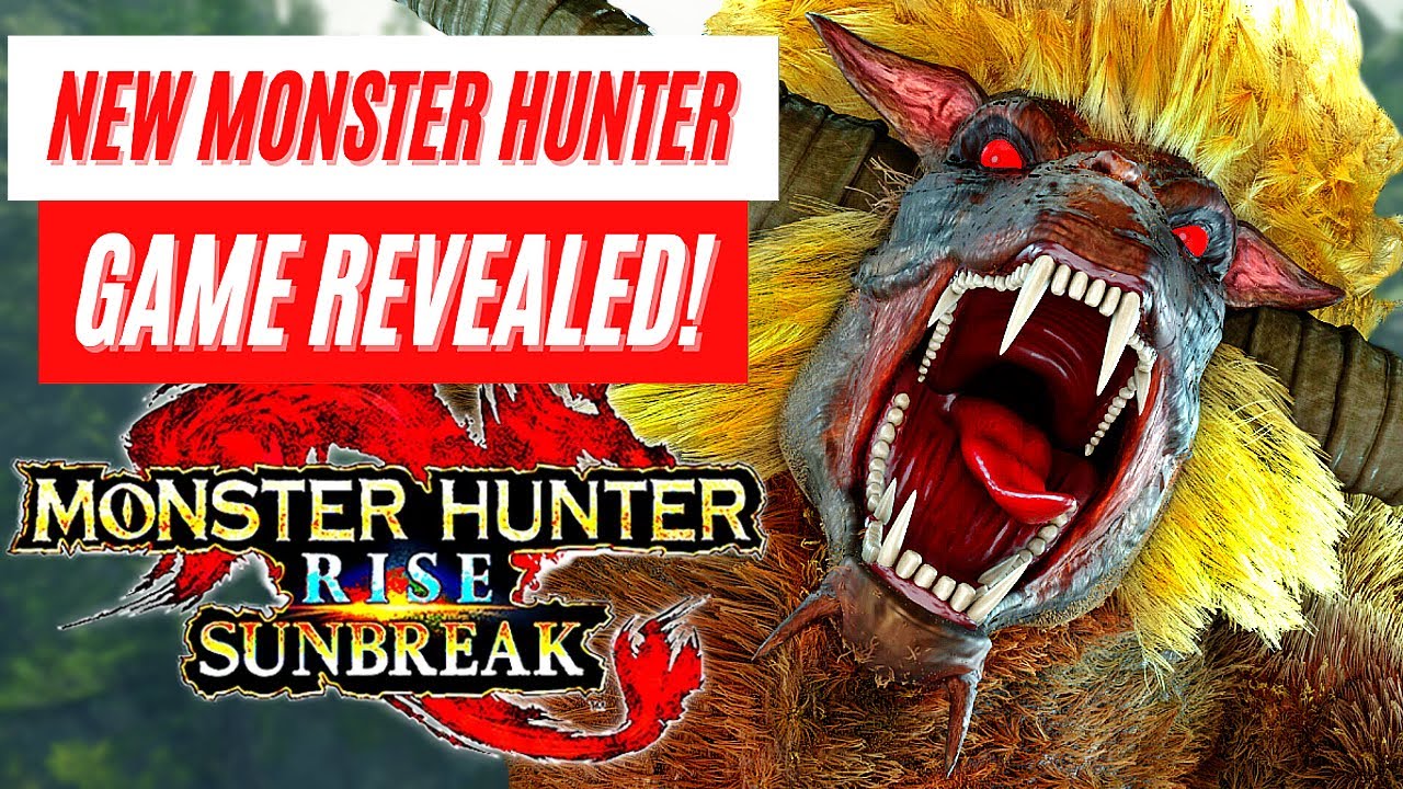 New Monster Hunter Game Reveal Announcement Monster Hunter Rise