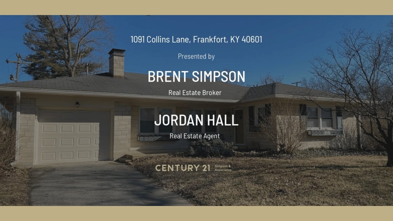 Home for Sale: 1091 Collins Lane, Frankfort, KY  |  CENTURY 21 Simpson & Associates