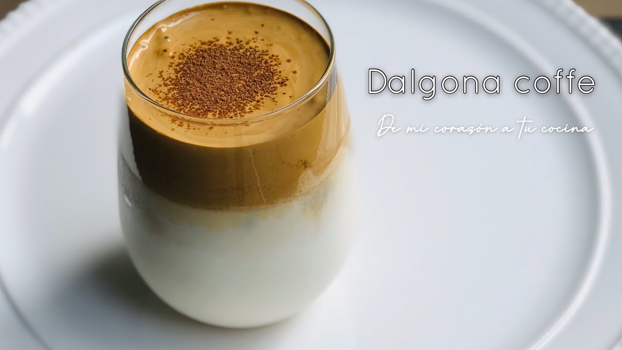 Cafe Dalgona Coffee / Hecho en 5 Minutos en Licuadora con