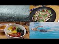 기록적 폭우로 인한 줌수업, 공부 안함, 월차계획무산 | 접배평자 | 성수동 저녁 약속과 카페 마감알바 브이로그