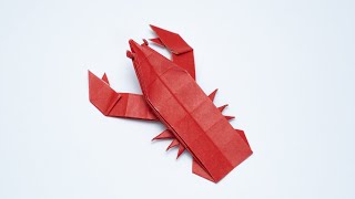 Sea Creture Origami Tutorial:  Lobster  #origami #kamioristudio