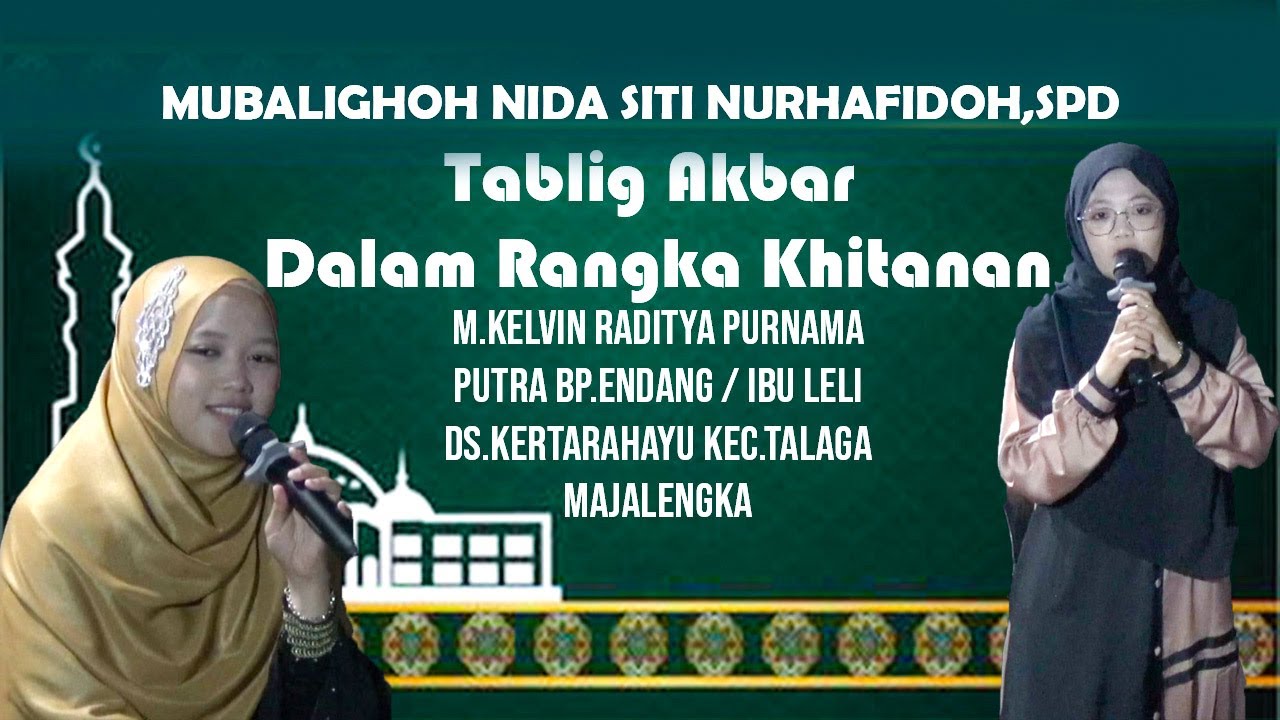 Watch #Live Streaming Tablig Akbar Mubaligoh Nida Siti Nurhafidoh , Spd -Ds Kertarahayu Talaga Majalengka on YouTube Watch #Live Streaming Tablig Akbar Mubaligoh Nida Siti Nurhafidoh , Spd -Ds Kertarahayu Talaga Majalengka on YouTube