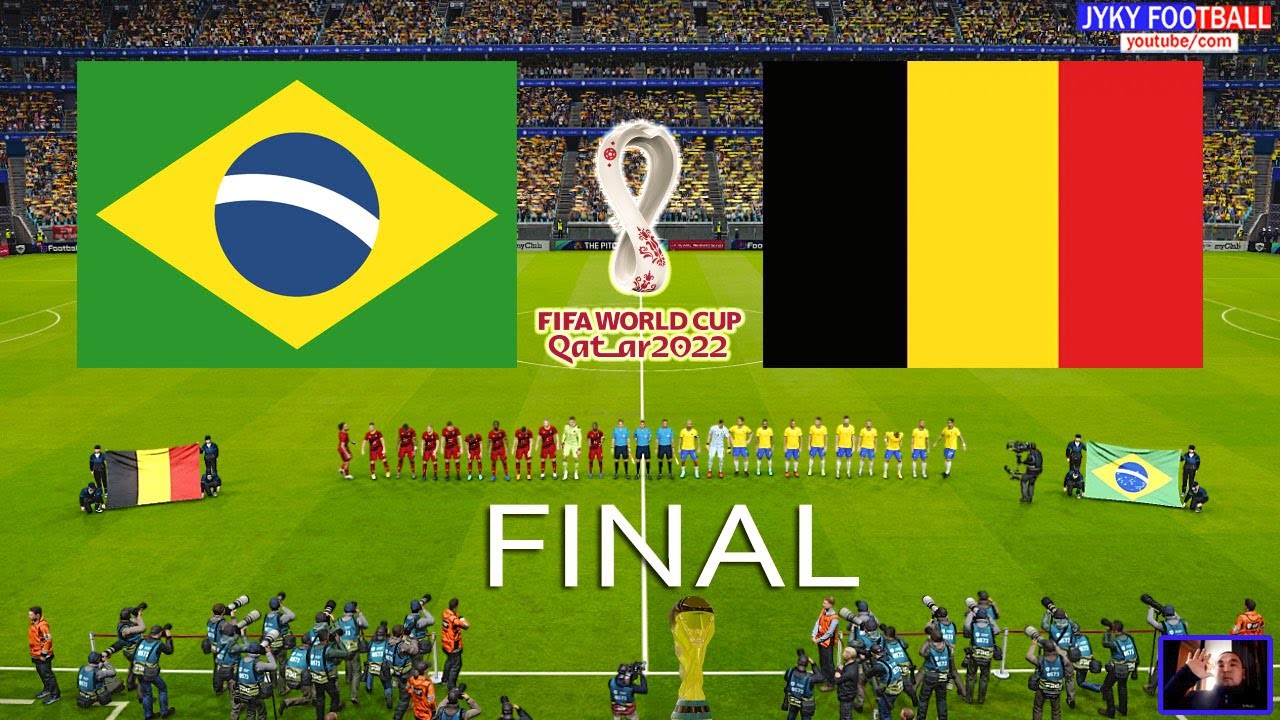 PES 2021 - Belgium vs Brazil Final - FIFA World Cup 2022 - Full Match HD - T