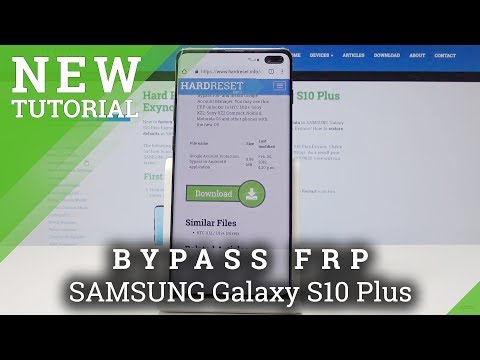 How to Bypass Factory Reset Protection in SAMSUNG Galaxy S10 Plus - Skip Google Verification