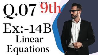 2026 RS Aggarwal 9th Maths Chapter 14 Linear Equations in Two Variables Full Solutions