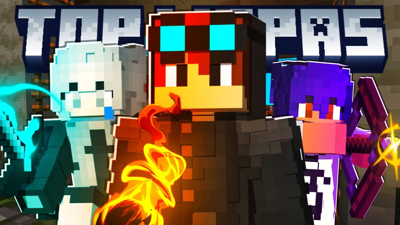 TOP 8 MAPAS DE SKYWARS PRO SEU MCPE 0.15.10!!!