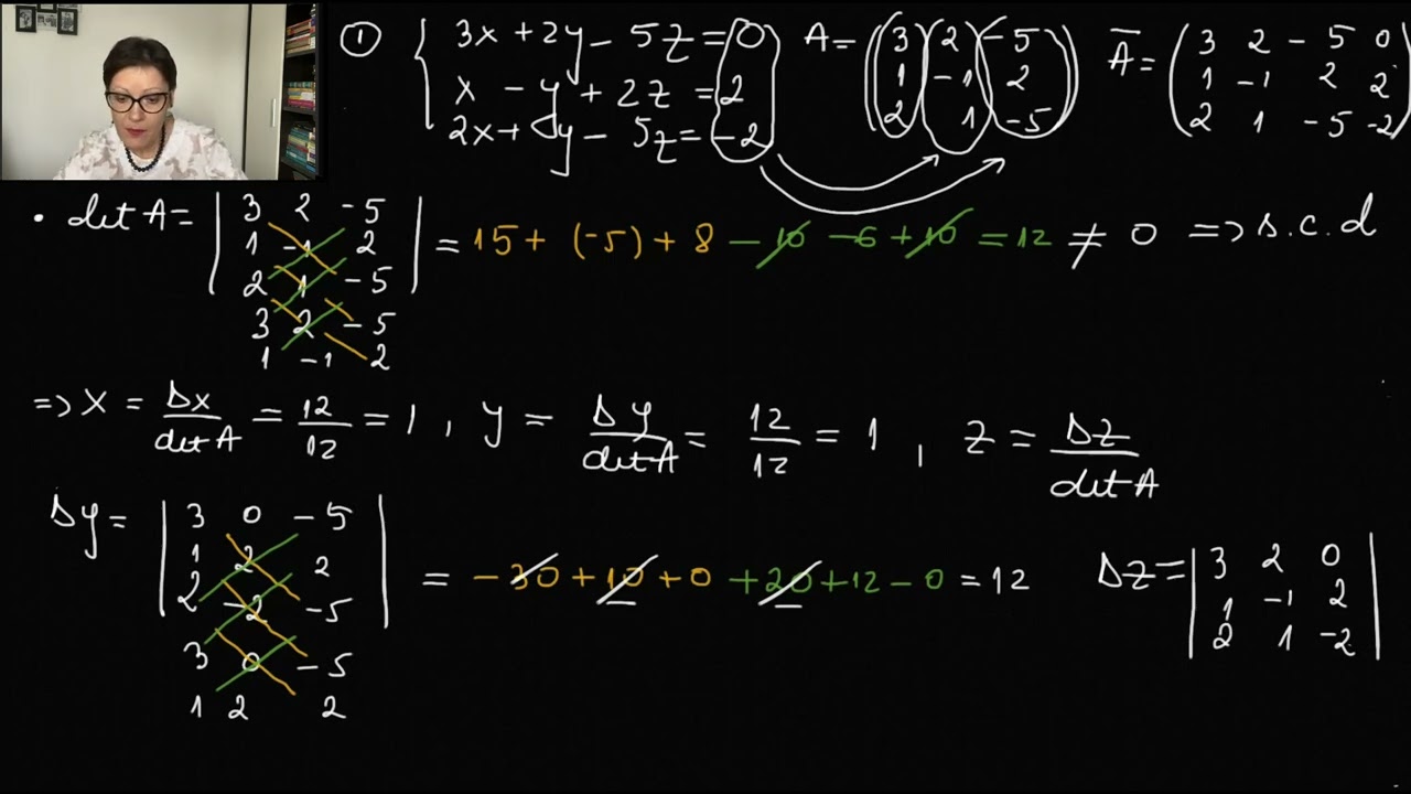 Sisteme de ecuații liniare