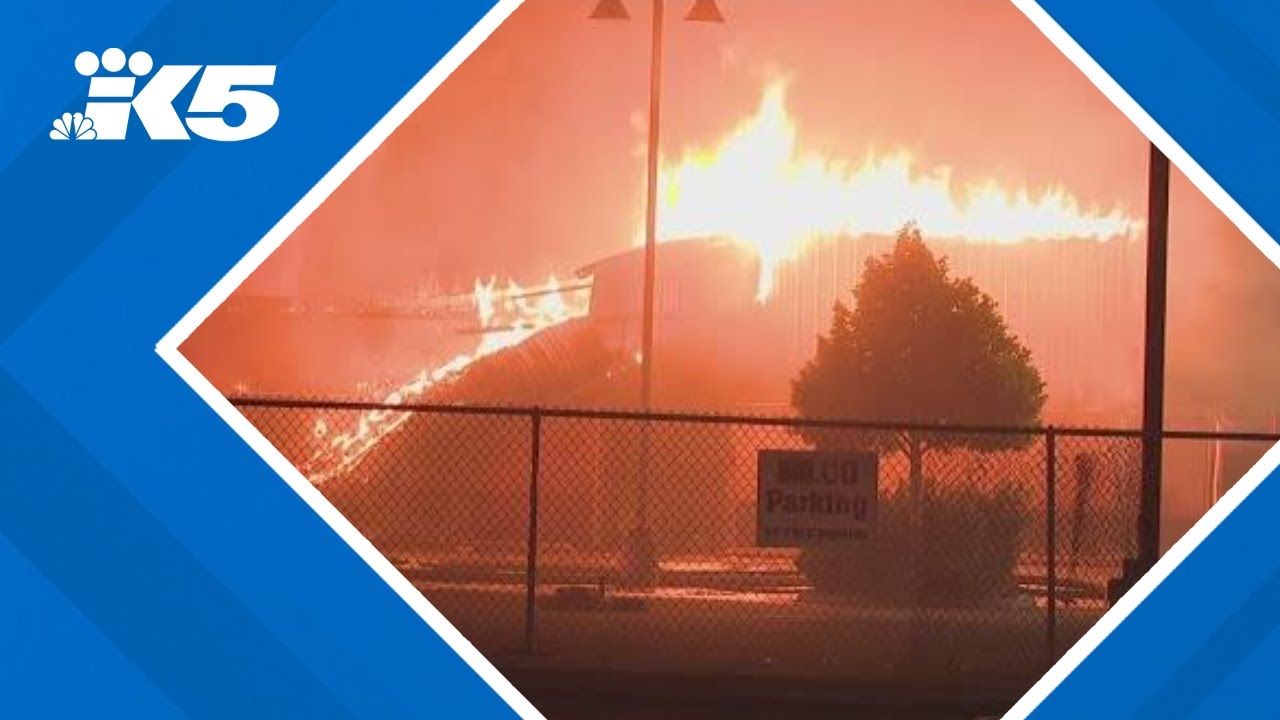 Fire breaks out at Spokane baseball stadium