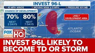 Invest 96L Likely To Become Tropical Depression Or Storm In Coming Days