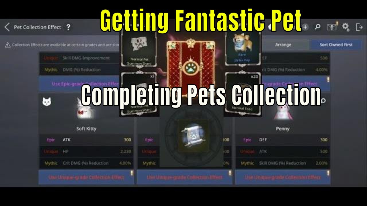 AXE: Alliance vs Empire Getting Fantastic Pet & Completing Pet Collection