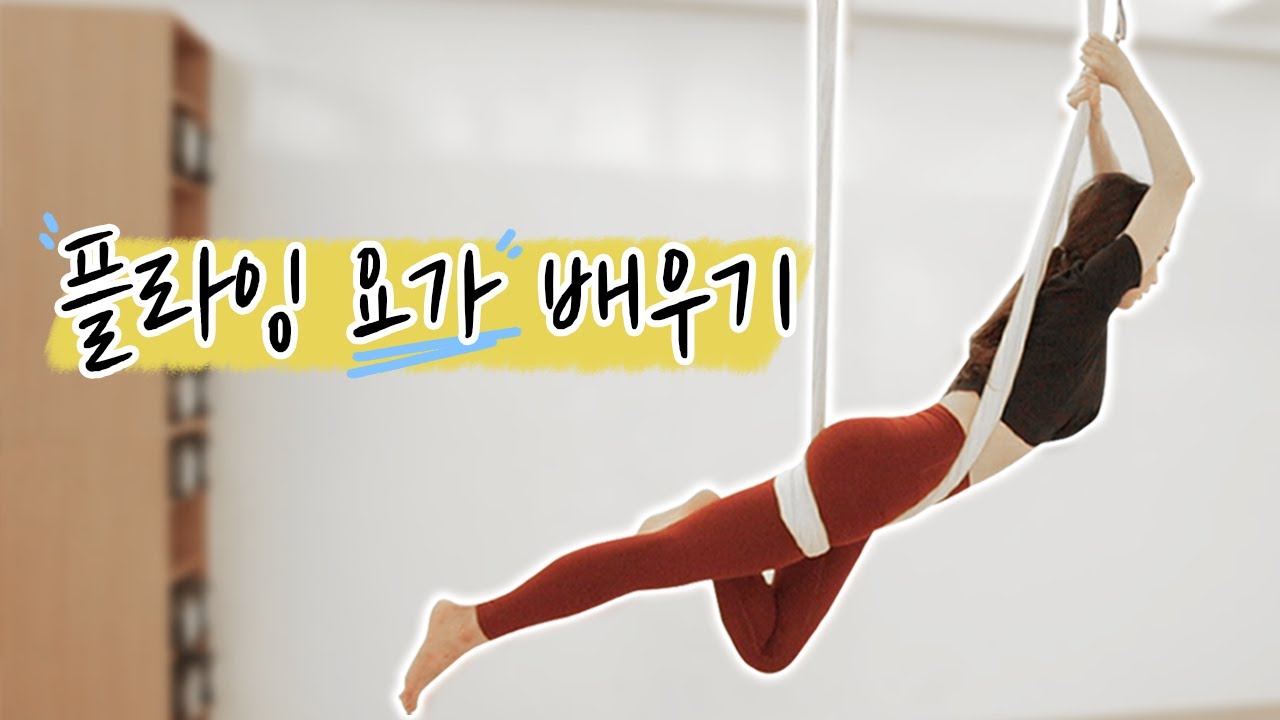 SNS에서 핫한 플라잉 요가를 배워봤어요😊 저는 이 운동이 체질인가 봐요...!🙊