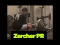 Live Zercher Squat Max PR!!