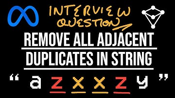 Remove All Adjacent Duplicates In String - LeetCode 1047 - JavaScript